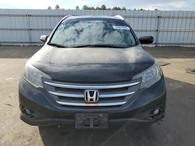 2HKRM4H72EH618547 - 2014 HONDA CR-V EXL BLACK photo 5