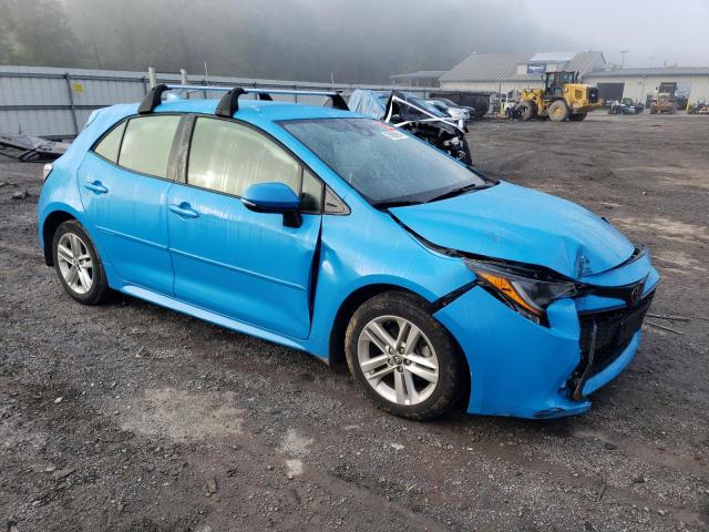 JTND4RBE4L3102984 - 2020 TOYOTA COROLLA SE BLUE photo 4