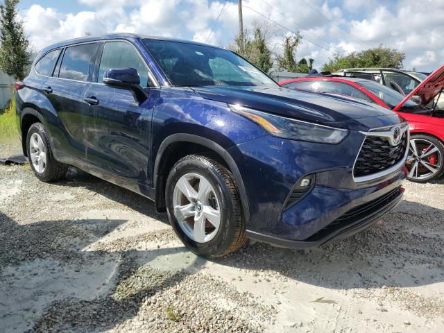 5TDBZRBH7NS254959 - 2022 TOYOTA HIGHLANDER L BLUE photo 4