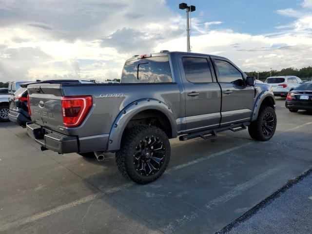 1FTFW1E82NKE82723 - 2022 FORD F150 SUPERCREW GRAY photo 3