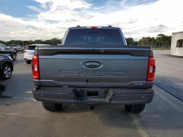 1FTFW1E82NKE82723 - 2022 FORD F150 SUPERCREW GRAY photo 6