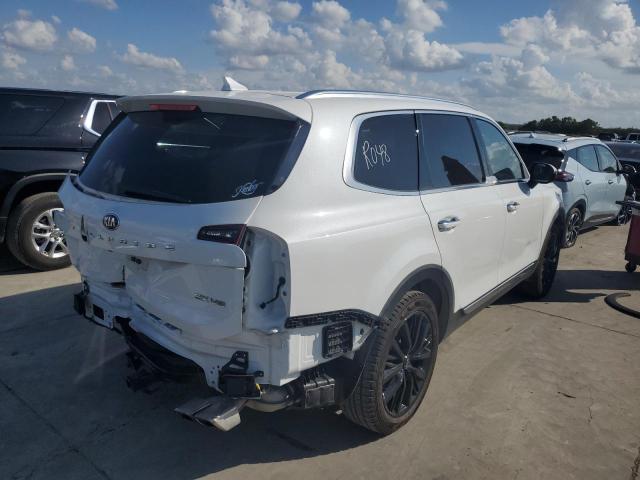 5XYP54HC6LG043911 - 2020 KIA TELLURIDE SX WHITE photo 3