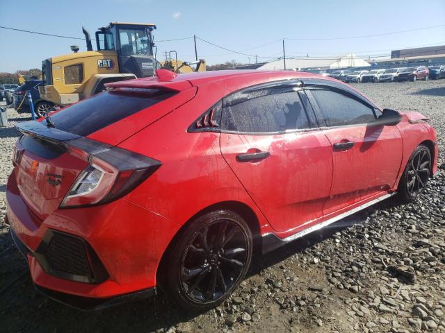 SHHFK7H46JU421923 - 2018 HONDA CIVIC SPORT 红色 照片 3