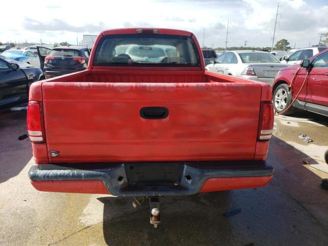 1B7HL38X12S700727 - 2002 DODGE DAKOTA QUAD SPORT RED photo 6