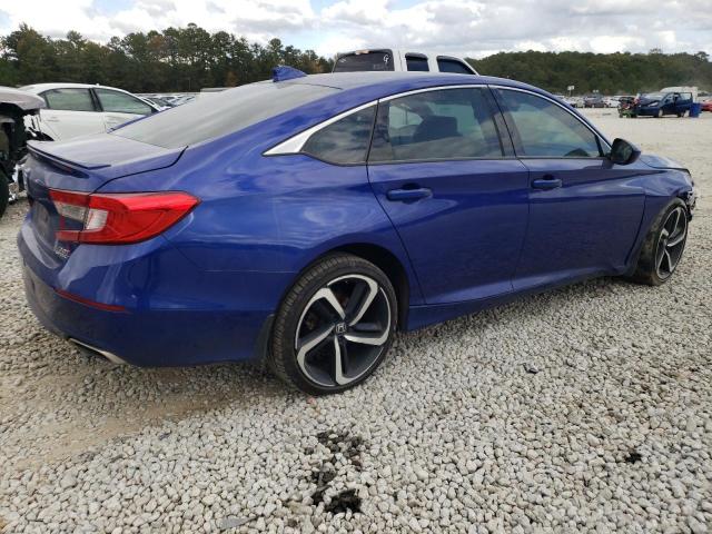 1HGCV2F3XJA044872 - 2018 HONDA ACCORD SPORT BLUE photo 3