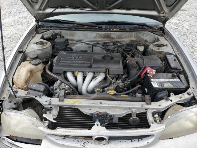 2T1BR12E4YC370236 - 2000 TOYOTA COROLLA VE SILVER photo 11