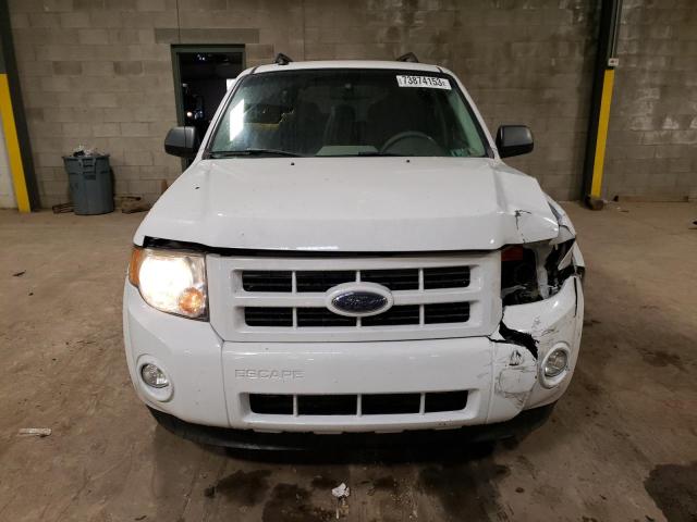 1FMCU59369KA61300 - 2009 FORD ESCAPE HYBRID WHITE photo 5