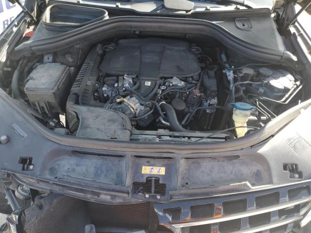 4JGDA5HB9CA092897 - 2012 MERCEDES-BENZ ML 350 4MATIC BLACK photo 11