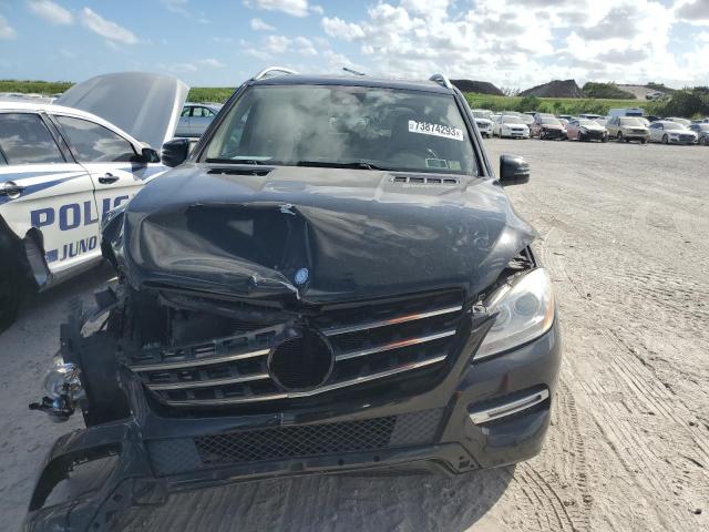 4JGDA5HB9CA092897 - 2012 MERCEDES-BENZ ML 350 4MATIC BLACK photo 5