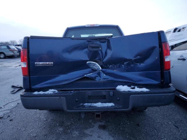 1FTRF12277NA66908 - 2007 FORD F150 BLUE photo 6