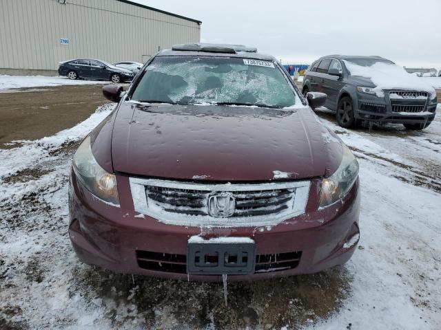 1HGCP26828A005001 - 2008 HONDA ACCORD EXL RED photo 5