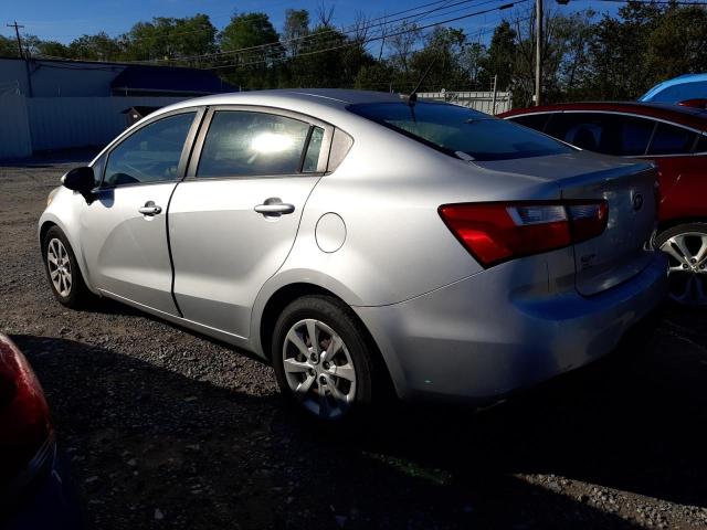 KNADM4A39E6375747 - 2014 KIA RIO LX GRAY photo 2