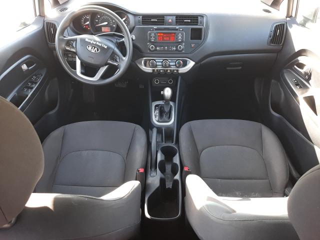 KNADM4A39E6375747 - 2014 KIA RIO LX GRAY photo 8