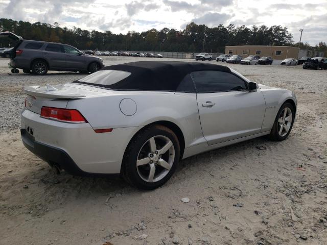 2G1FB3D31E9264568 - 2014 CHEVROLET CAMARO LT SILVER photo 3