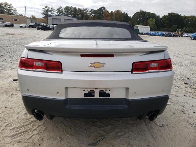 2G1FB3D31E9264568 - 2014 CHEVROLET CAMARO LT SILVER photo 6