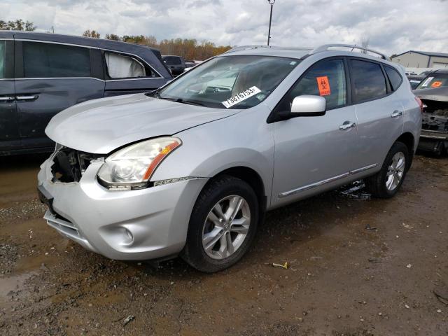 JN8AS5MVXDW650785 - 2013 NISSAN ROGUE S SILVER photo 1