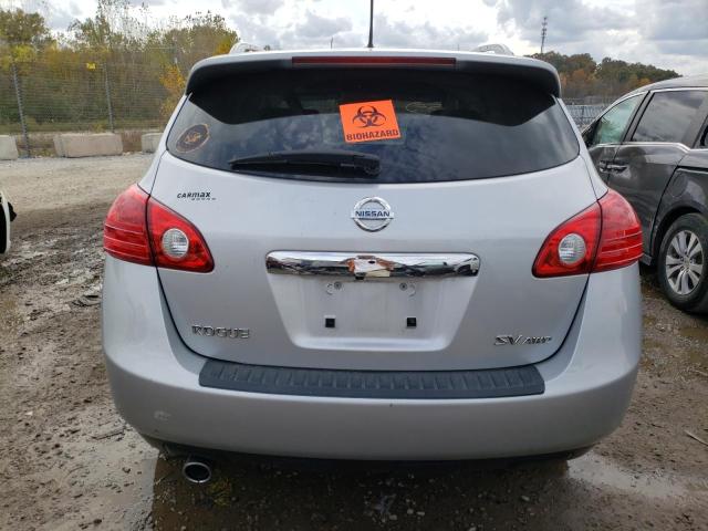 JN8AS5MVXDW650785 - 2013 NISSAN ROGUE S SILVER photo 6