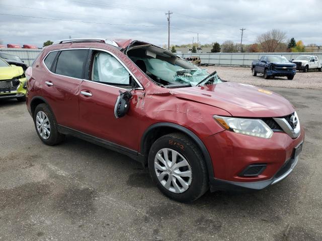 KNMAT2MV6GP616946 - 2016 NISSAN ROGUE S RED photo 4