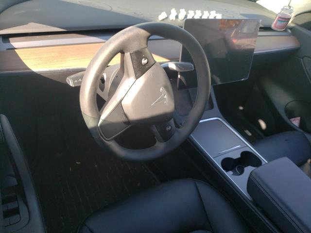 5YJYGAEE1MF285422 - 2021 TESLA MODEL Y WHITE photo 8