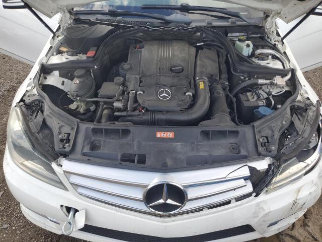 WDDGF4HB4DR287294 - 2013 MERCEDES-BENZ C 250 WHITE photo 11