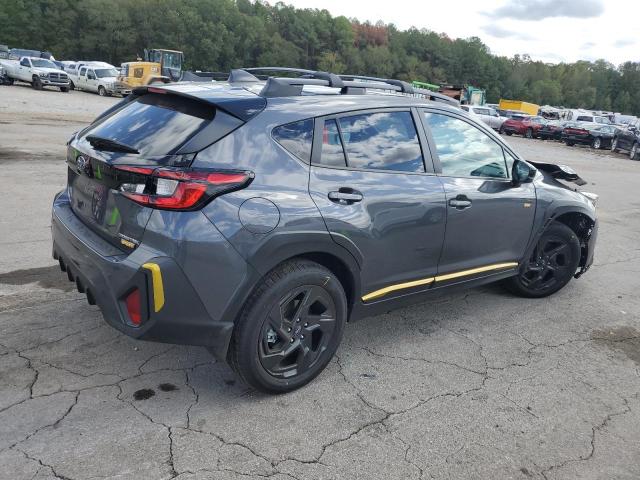 4S4GUHF67R3720853 - 2024 SUBARU CROSSTREK SPORT GRAY photo 3