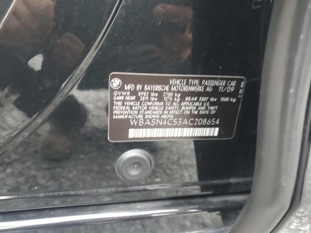 WBASN4C53AC208654 - 2010 BMW 550 GT BLACK photo 13