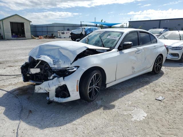 3MW5U7J09M8B95039 - 2021 BMW M340I WHITE photo 1