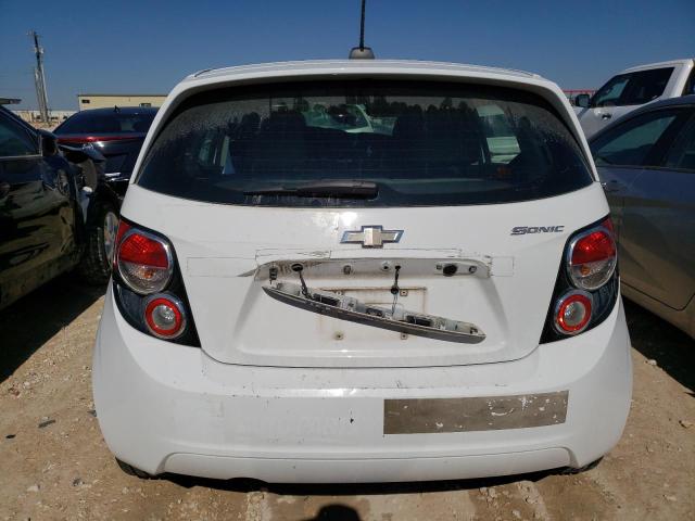 1G1JA6SHXF4217427 - 2015 CHEVROLET SONIC LS WHITE photo 6