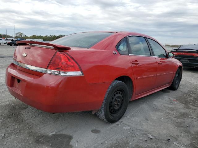 2G1WT57N291162982 - 2009 CHEVROLET IMPALA 1LT RED photo 3