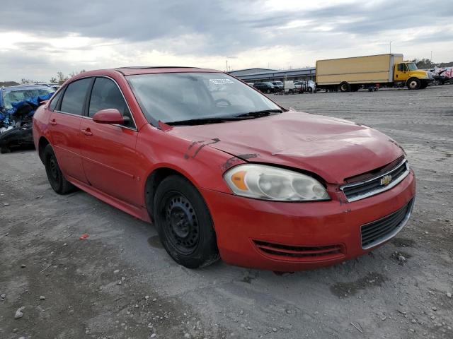 2G1WT57N291162982 - 2009 CHEVROLET IMPALA 1LT RED photo 4