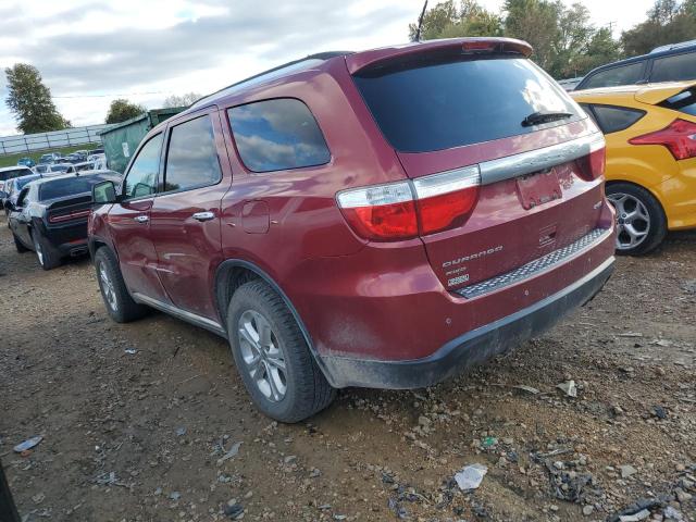 1C4RDJDG3DC603991 - 2013 DODGE DURANGO CREW BURGUNDY photo 2