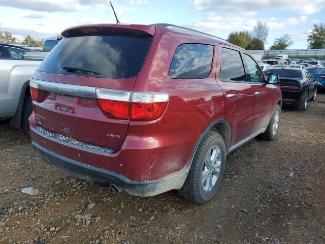 1C4RDJDG3DC603991 - 2013 DODGE DURANGO CREW BURGUNDY photo 3