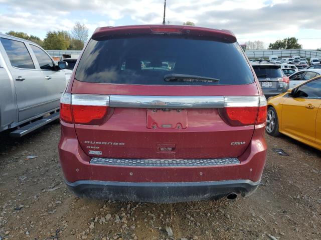 1C4RDJDG3DC603991 - 2013 DODGE DURANGO CREW BURGUNDY photo 6