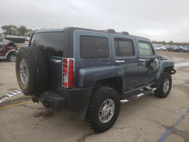 5GTDN13E478152500 - 2007 HUMMER H3 TEAL photo 3