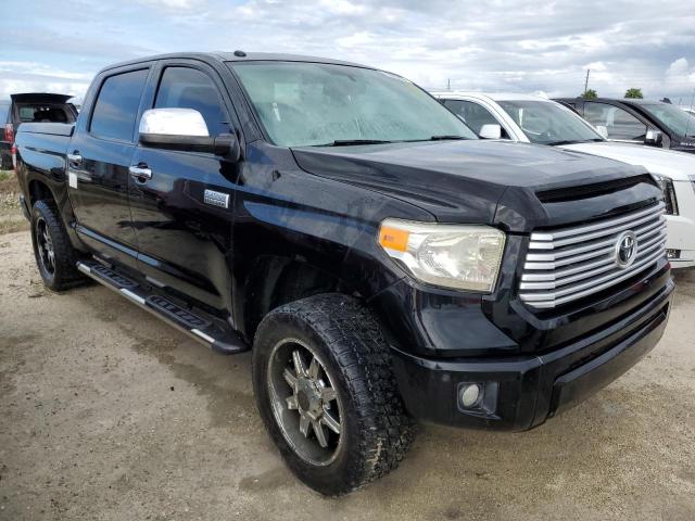 5TFGY5F19EX158114 - 2014 TOYOTA TUNDRA CREWMAX PLATINUM შავი ფოტო 4