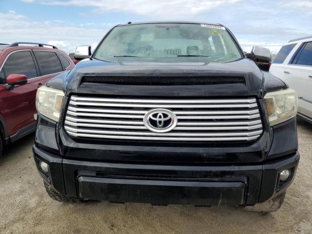 5TFGY5F19EX158114 - 2014 TOYOTA TUNDRA CREWMAX PLATINUM შავი ფოტო 5