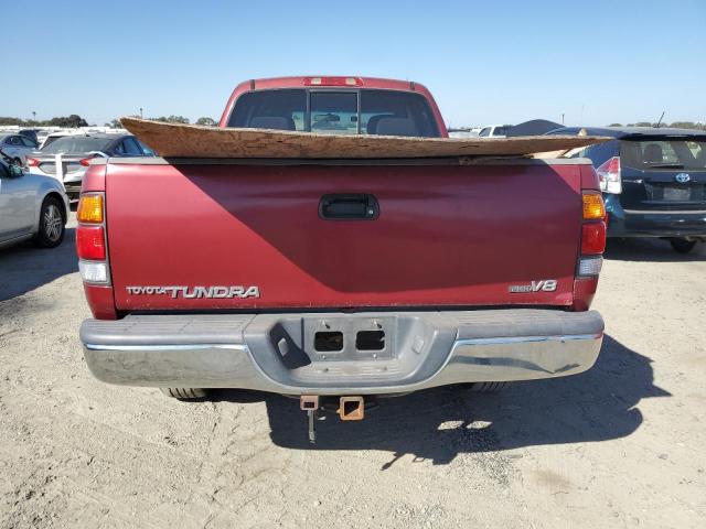 5TBRT34152S306347 - 2002 TOYOTA TUNDRA ACCESS CAB ბურგუნდია ფოტო 6