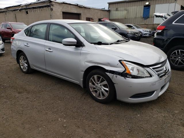 3N1AB7AP5DL761105 - 2013 NISSAN SENTRA S SILVER photo 4