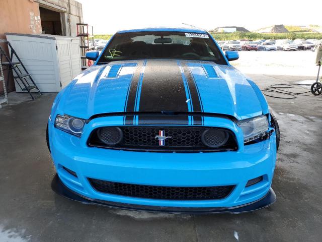 1ZVBP8CU8D5240355 - 2013 FORD MUSTANG BOSS 302 BLUE photo 5