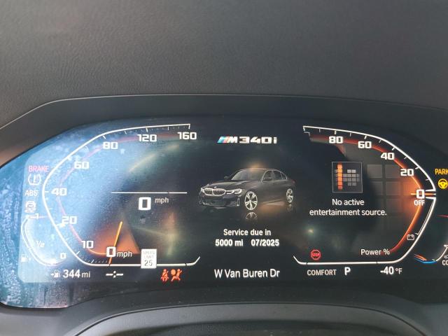 3MW5U9J08M8B97246 - 2021 BMW M340XI BLACK photo 9