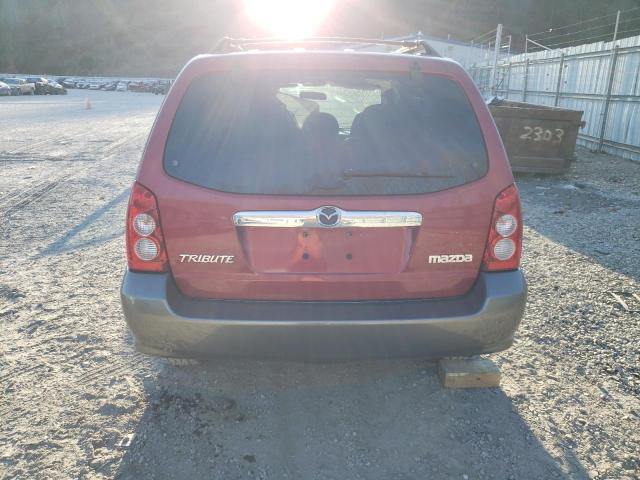 4F2YZ96105KM19250 - 2005 MAZDA TRIBUTE S RED photo 6