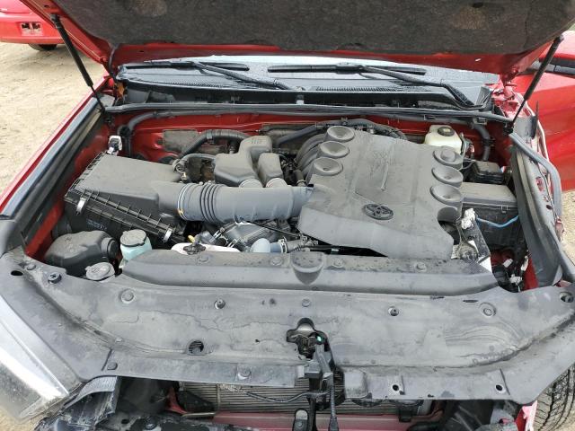 JTEMU5JR3M5873892 - 2021 TOYOTA 4RUNNER SR5/SR5 PREMIUM წითელი ფოტო 12