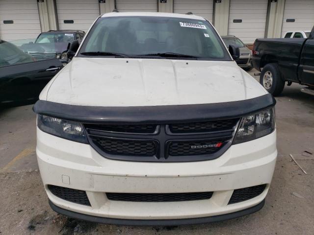 3C4PDCAB3JT294857 - 2018 DODGE JOURNEY SE WHITE photo 5