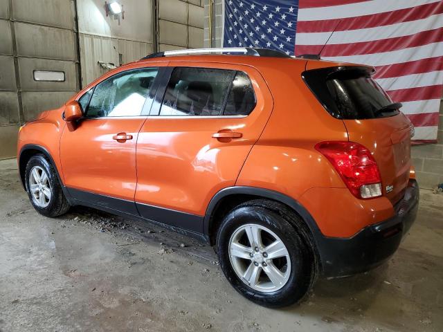 KL7CJLSB6FB217847 - 2015 CHEVROLET TRAX 1LT ORANGE photo 2