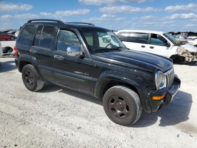 1J4GK48K03W665241 - 2003 JEEP LIBERTY 4D SPORT BLACK photo 4