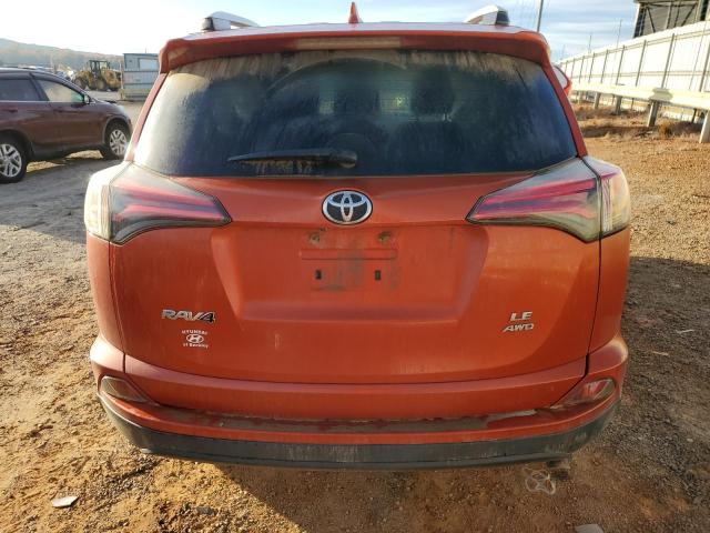 JTMBFREV3GD192761 - 2016 TOYOTA RAV4 LE ORANGE photo 6