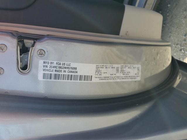 2C4RC1BG2MR576098 - 2021 CHRYSLER PACIFICA TOURING L Gümüş foto 14