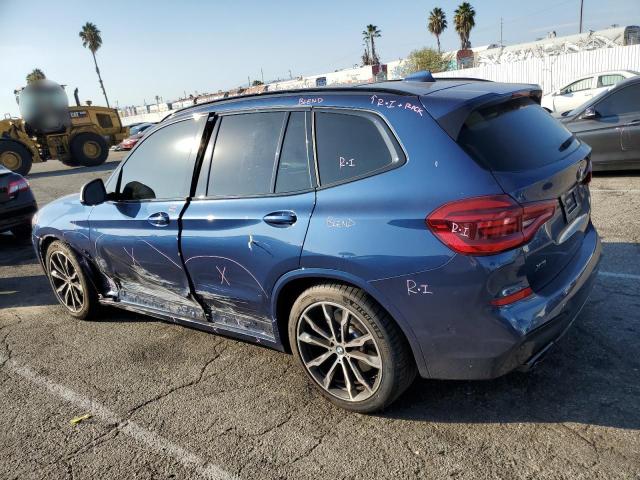 5UXTS3C52K0Z06605 - 2019 BMW X3 XDRIVEM40I Синий фото 2
