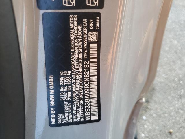 WBS33BA09RCN82182 - 2024 BMW M4 COMPETITION BLUE photo 13