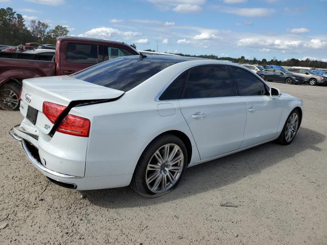 WAUR2AFD1DN018479 - 2013 AUDI A8 L QUATTRO WHITE photo 3